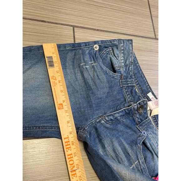 y2k grunge streetwear rodeo western cowgirl country Candies bootcut  jeans sz 7 - Picture 7 of 12